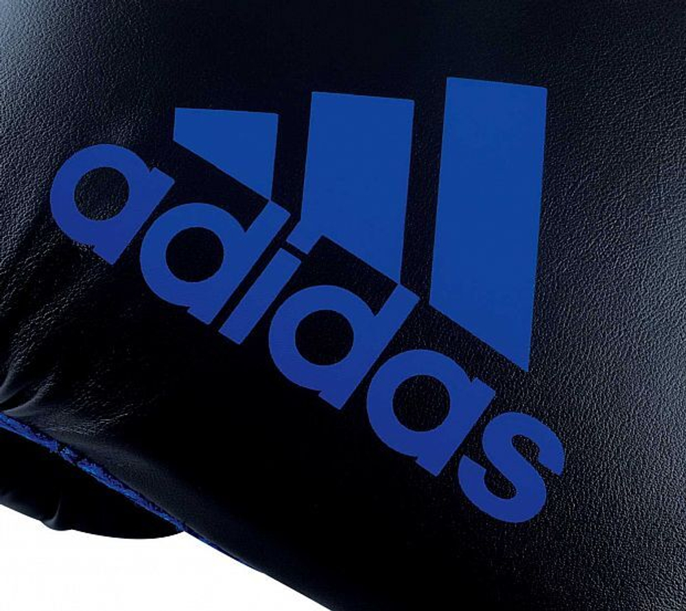 Перчатки боксерские Hybrid 80 черно-синие adiH80