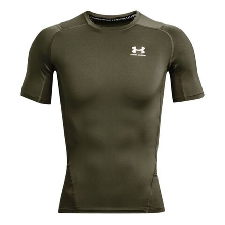 Теннисная футболка Under Armour HeatGear Short Sleeve - marine green/white