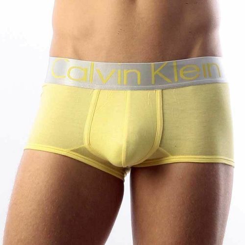 Мужские трусы боксеры светло-желтые  Calvin Klein Lemongrass Boxer