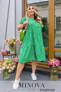 Платье 2360-зеленый Minova