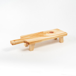 Деревянная сервировочная  доска для подачи блюд и закусок из древесины кедра. Art of Siberia. RD10