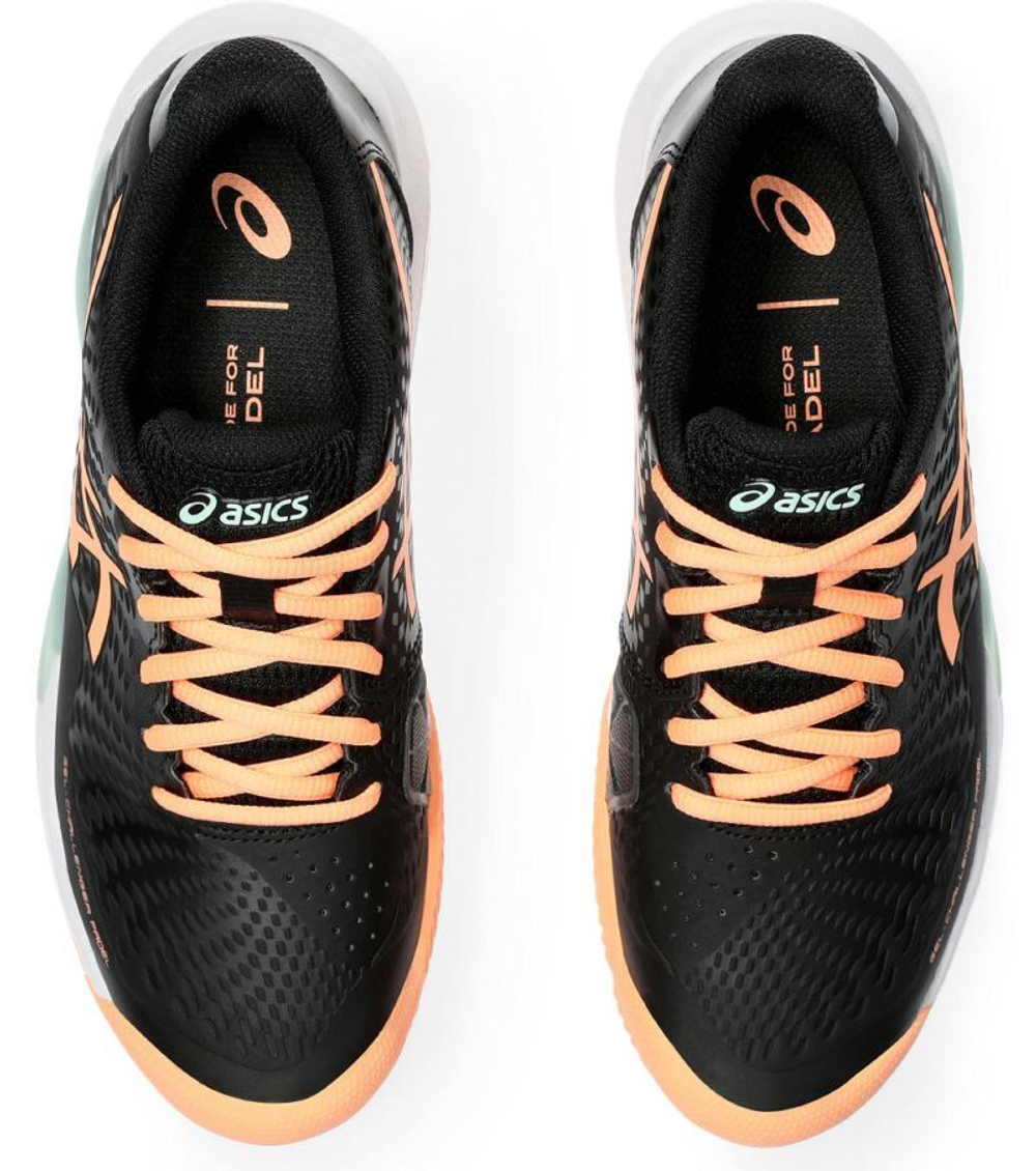 Женские  кросовки для Padel Asics Gel-Challenger 14 Padel - black/bright sunstone