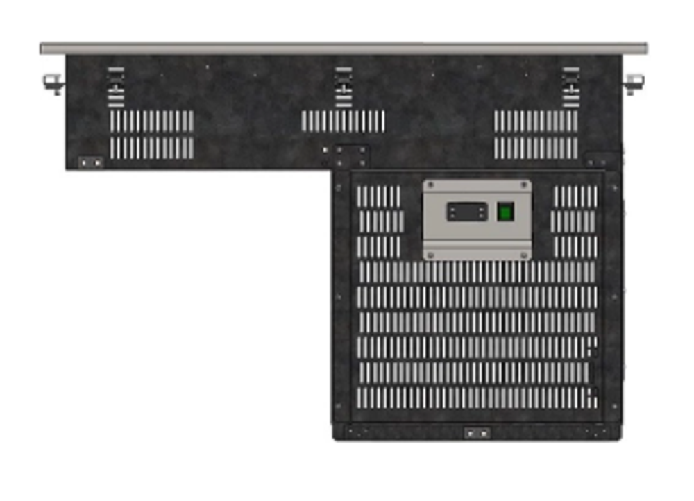 Прилавок с охлаждаемой поверхностью островной REFETTORIO Drop In RC42D
