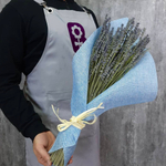 Лаванда в голубом льне