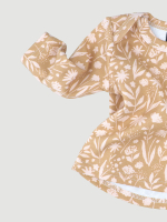 Футболка с длинным рукавом Mjölk Caramel Flowers, уценка