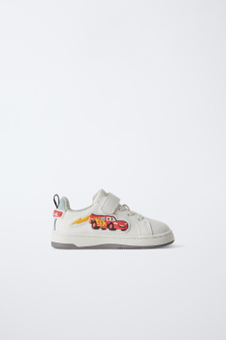 ZARA КРОССОВКИ CARS LIGHTNING MCQUEEN © DISNEY, БЕЛЫЙ