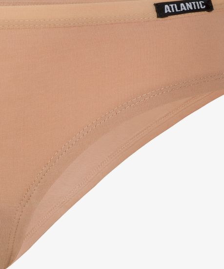 Женские трусы бикини (3шт) 3LP-194, черный + темно-бежевый + пудровый