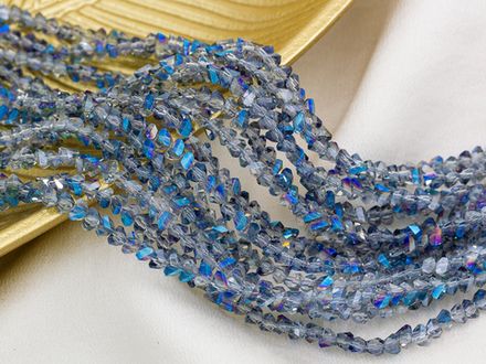 Нить бусин для украшений 4мм (ювелирное стекло)