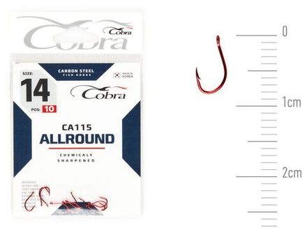 Крючки Cobra Allround CAPITAL сер. CA115 разм. 014 10шт.