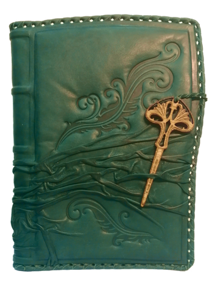 Ежедневник А5 «Посох мудрости». Цвет зеленый