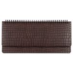 Планинг настольный недатированный (305x140 мм) BRAUBERG "Alligator", кожзам, 60 л., темно-коричневый, 25880, 125880