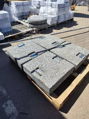 Плита утяжелительная с ручками, бетон, 500х500х150 мм, 75 кг