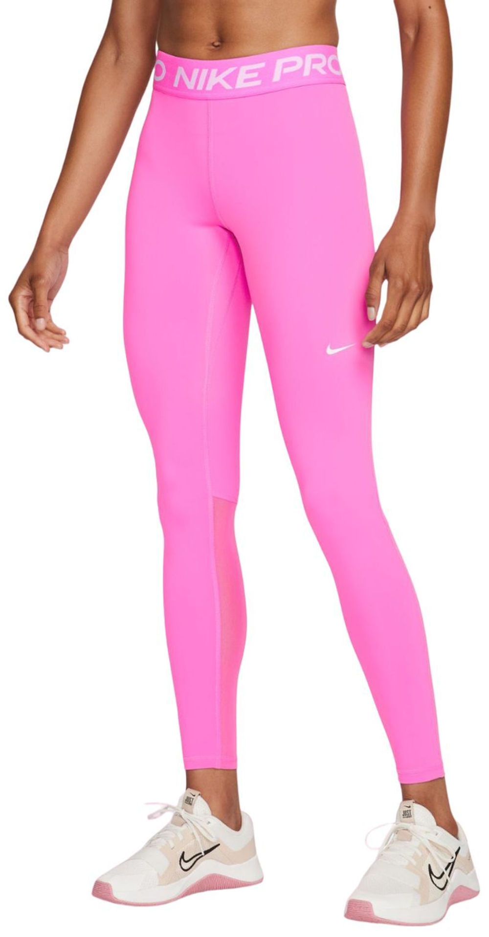 Женские леггинсы Nike Pro 365 Tight - playful pink/white