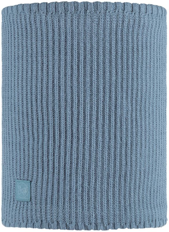 Вязаный шарф-труба с флисом Buff Neckwarmer Knitted Fleece Rutger Light Blue Фото 3