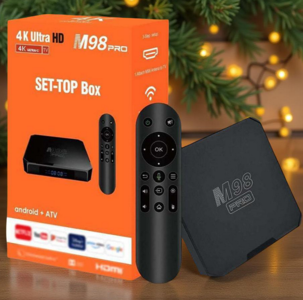 Смарт приставка Smart TV Set-Top Box Android+ATV 4K UltraHD