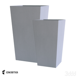 Кашпо CONIC SHALE 40 x 40 x 70