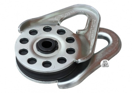 Блок усиления (полиспаст) под синтетический трос 10 мм/9 т , серый