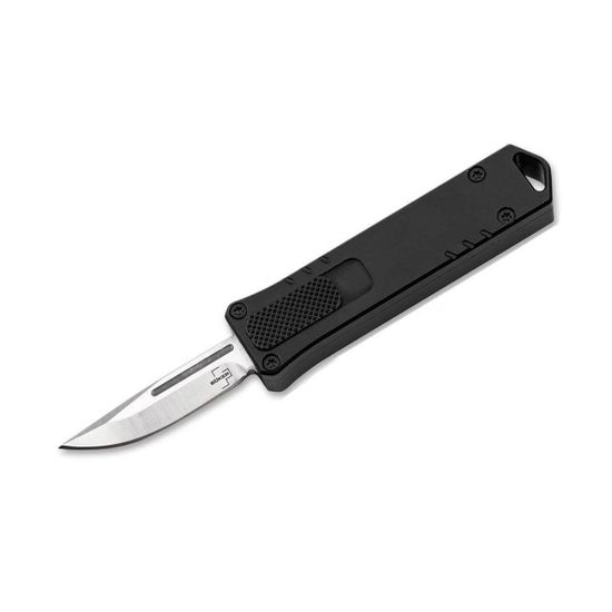 Автоматический нож Boker 01BO970 Micro USB OTF клинок из стали D2, рукоять Анодированный алюминиевый сплав (6061 T-6 Aluminium)
