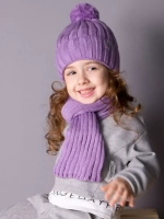 Шапка детская осенняя и шарф