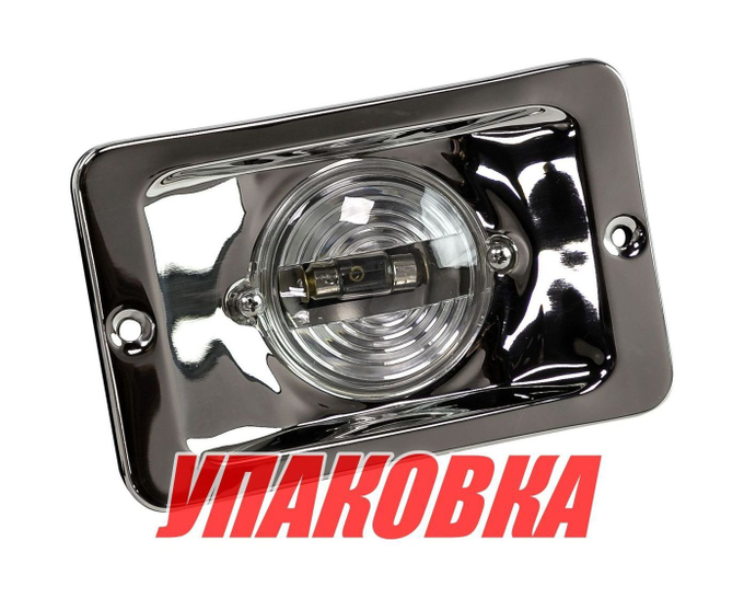 Огонь кормовой прямоугольный, нержавеющая сталь (упаковка из 10 шт.)