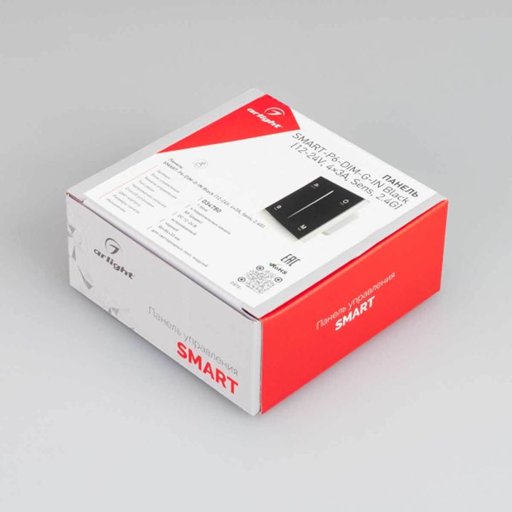 Панель управления Arlight Smart-P6-DIM-G-IN Black 034780