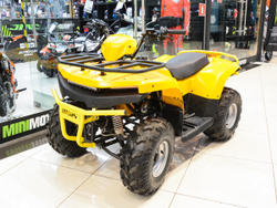 Квадроцикл IRBIS ATV125 желтый (ПСМ)