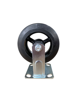 Колесо промышленное неповоротное с подшипником 160мм резина/чугун Gigant G-04-09-33