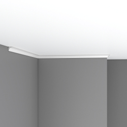 Плинтус потолочный гладкий Decomaster 96240 16х16х2400мм