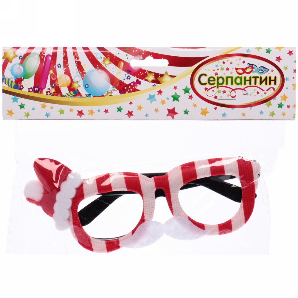 Очки карнавальные «Зимние полосы»