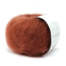 Пряжа Silk Mohair 25г, 212м, 75%кидмохер, 25%шёлк (цена за 1 шт)