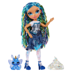 Rainbow High - Блестящая кукла SKYLER (Синяя) Rainbow Shimmers with Slime 122418