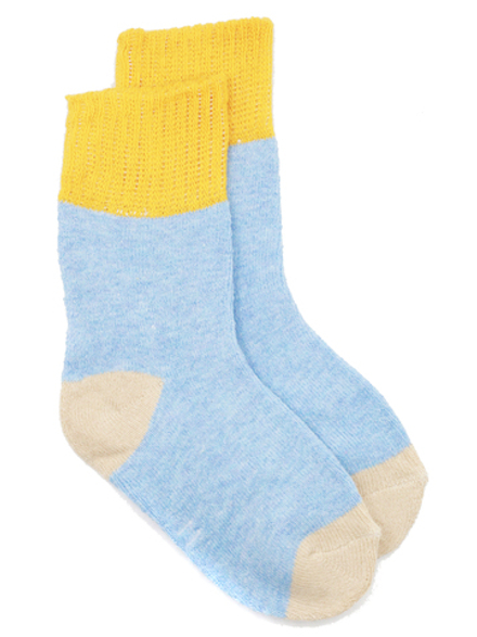 Детские носки утепленные 4-6 лет 16-20 см "Warm" Голубые