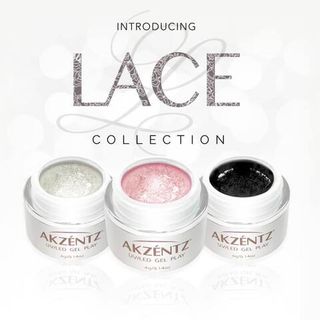 LACE - ГЕЛИ ДЛЯ ДИЗАЙНА С ЭФФЕКТОМ ХЛОПЬЕВ