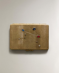 Зеркало Zara Home, 7х9.5х1 см, латунь, 6893/106