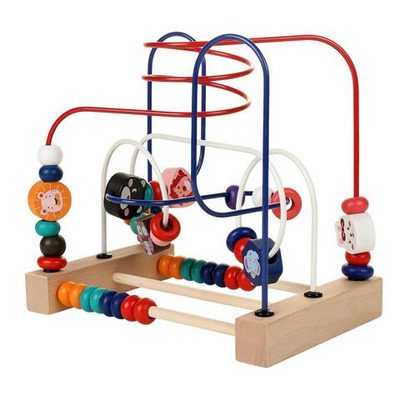 Развивающая игрушка деревянная Лабиринт, коробка C-41747