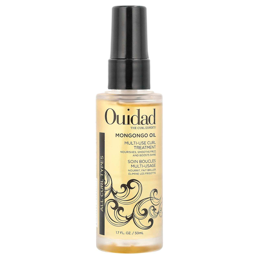 Ouidad, Mongongo Oil Multi-Use Curl Treatment, для всех типов локонов, 50 мл (1,7 жидк. унц.)