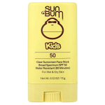Sun Bum, очищающий солнцезащитный стик для лица, SPF 50, 15 г (0,53 унции)
