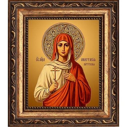 Анастасия Латрская святая. Икона на холсте.