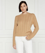 Хлопковый свитер Marc Cain - коричневый(XC 41.05 M06)