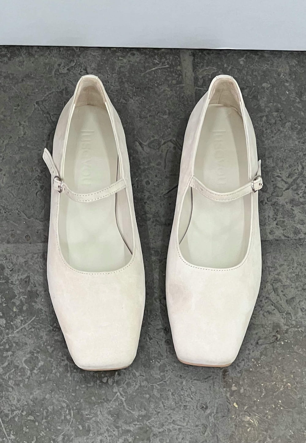 Туфли // Mary Jane // Milky // Suede