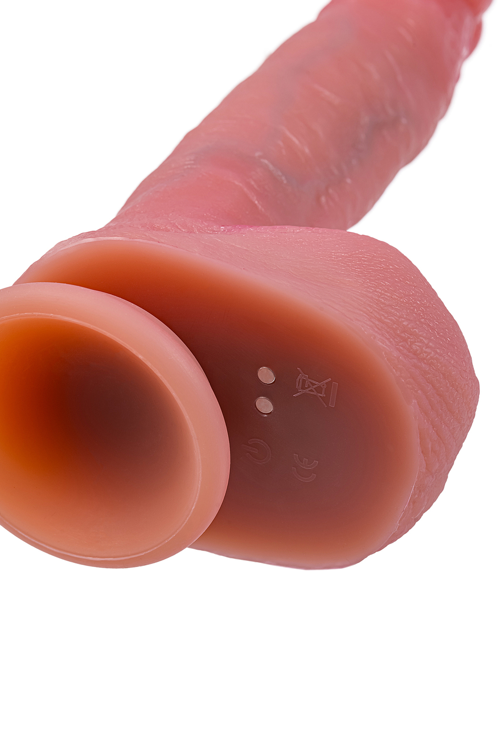 Вибратор-пульсатор реалистичный, Mr.Baton, RealMotion, силикон, 21см, Ø4