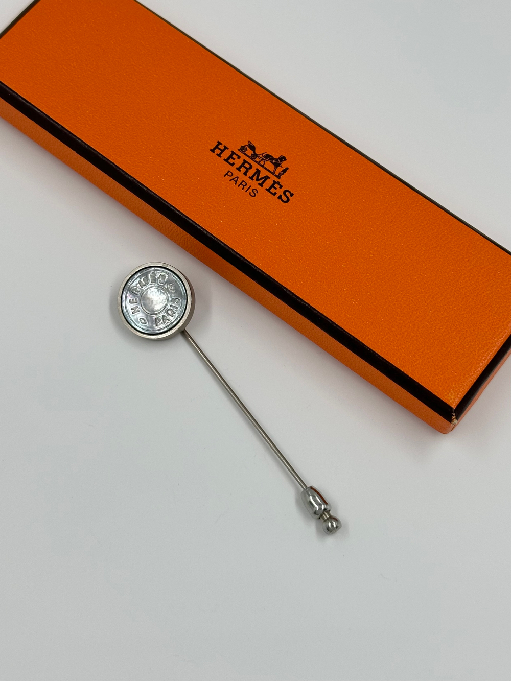 Брошь булавка Hermes
