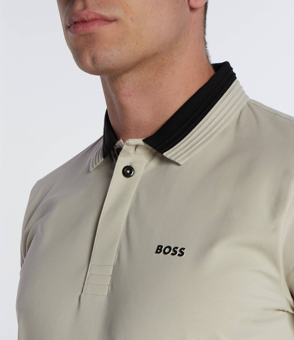Поло Paddy BOSS GREEN - бежевый(50506182)