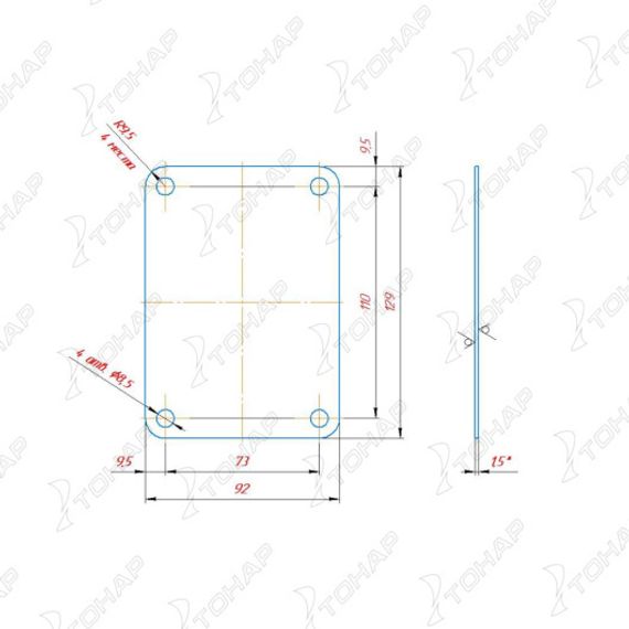 Колеса транцевые ШЛ-3 (комплект 2 шт) Тонар