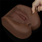 Двойной мастурбатор Streetgirl's Black № 1 (вагина+анус)