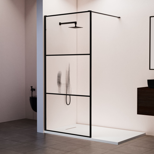 Душевая перегородка RGW WA-09B (Ribbed (Ребристое), 900)