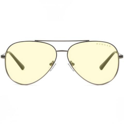 Компьютерные очки GUNNAR Maverick Amber («подарочный набор») Тонировка линз — Amber GBLF 65, сила линз — GUNNAR-Focus