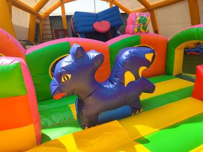 Батут-горка "Дракон 2", 11,5*6*9 м