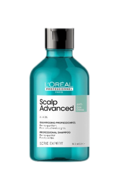 L’OREAL Professionel Scalp Advanced for oily scalps shampoo / Очищающий шампунь для волос склонных к жирности
