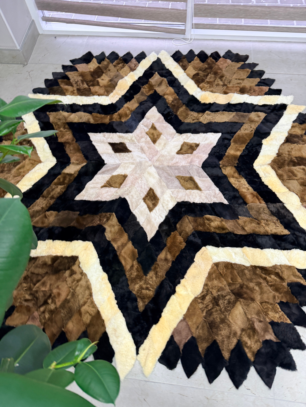 Меховой Ковер из овчины